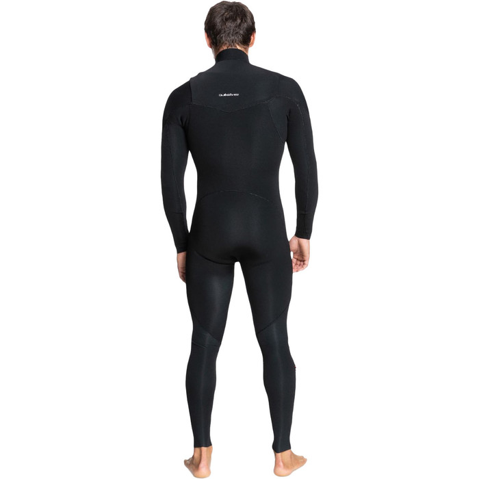 2024 Quiksilver Mens Everyday Sessions 4/3mm GBS Chest Zip Wetsuit EQYW103201 - Black